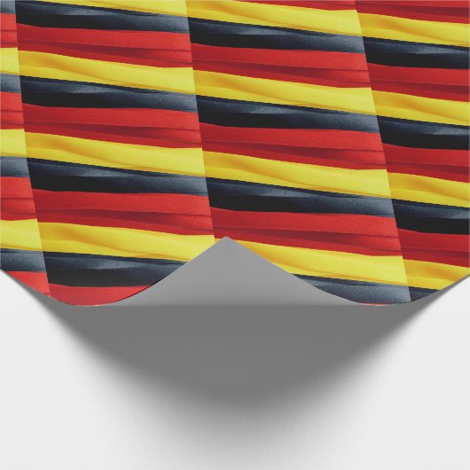 DEUTSCHLAND-Flagge Geschenkpapier (Ecke)