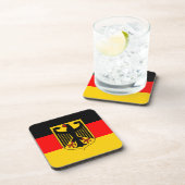 Deutschland-Flagge Getränkeuntersetzer (Rechte Seite)