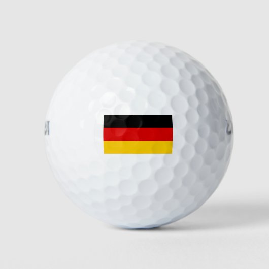 Deutschland-Flagge Golfball (Vorderseite)
