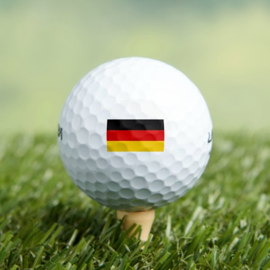 Deutschland-Flagge Golfball (Insitu T-Shirt)