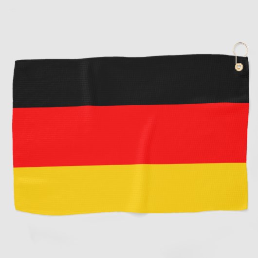 Deutschland-Flagge Golfhandtuch (Horizontal)