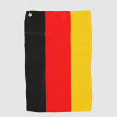 Deutschland-Flagge Golfhandtuch (Vorderseite)