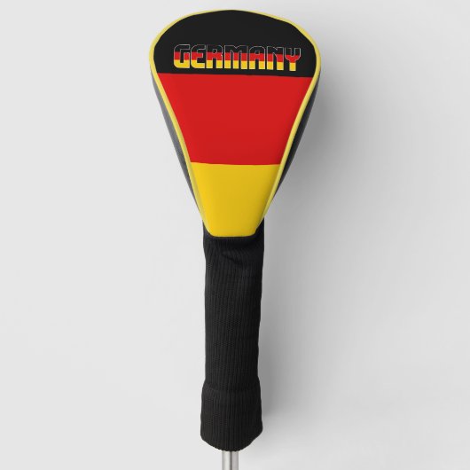 Deutschland Flagge Gorgetic Patriotic Golf Headcover (Vorderseite)