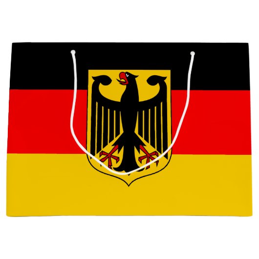 Deutschland-Flagge Große Geschenktüte (Vorderseite)