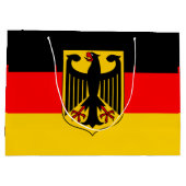 Deutschland-Flagge Große Geschenktüte (Rückseite)