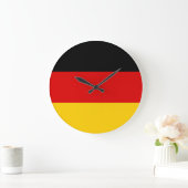 Deutschland-Flagge Große Wanduhr (Zuhause)