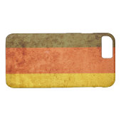 Deutschland-Flagge - Grunge Case-Mate iPhone Hülle (Rückseite (Horizontal))