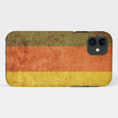 Deutschland-Flagge - Grunge Case-Mate iPhone Hülle (Rückseite (Horizontal))
