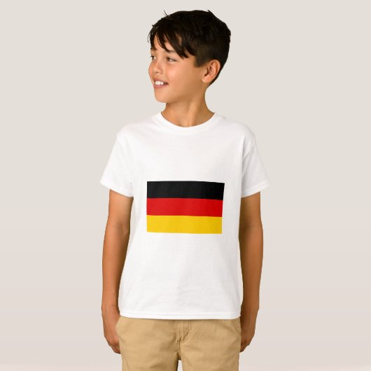 Deutschland-FLAGGE International T-Shirt (Vorne ganz)