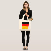 Deutschland-Flagge Jumbo Stoffbeutel (Vorderseite (Model))