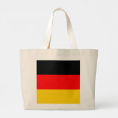 Deutschland-Flagge Jumbo Stoffbeutel (Rückseite)
