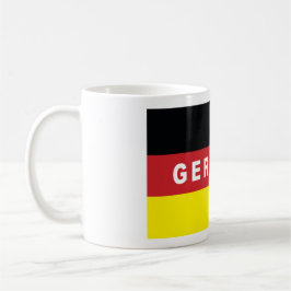 Deutschland Flagge Kaffeetasse