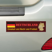 Deutschland-Flagge + Karten-Autoaufkleber Autoaufkleber (Auf Auto)