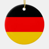 Deutschland-Flagge Keramik Ornament (Vorne)