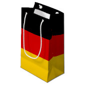 Deutschland-Flagge Kleine Geschenktüte (Vorderseite Schrägansicht)