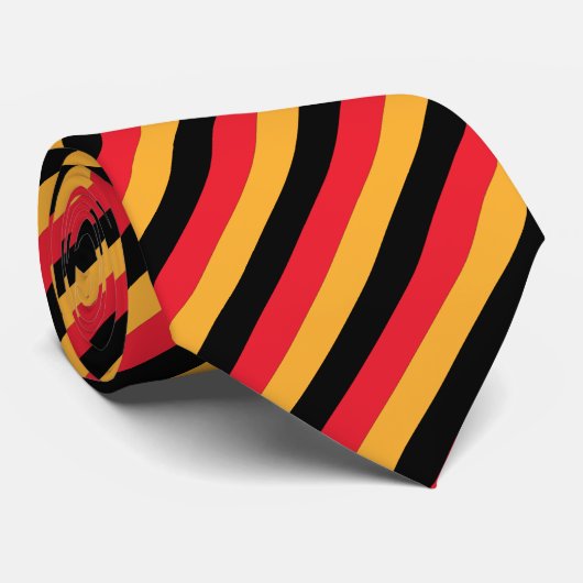 Deutschland-Flagge Krawatte (Gerollt)