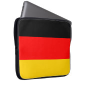 Deutschland-Flagge Laptopschutzhülle (Vorne Rechts)