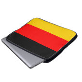 Deutschland-Flagge Laptopschutzhülle (Vorne Knopf)