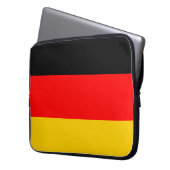 Deutschland-Flagge Laptopschutzhülle (Vorderseite Links)
