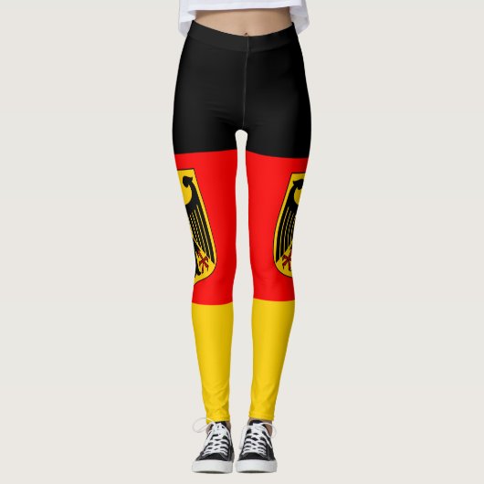 Deutschland-Flagge Leggings (Vorderseite)