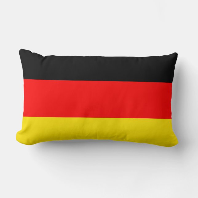 Deutschland-Flagge Lendenkissen (Vorderseite)