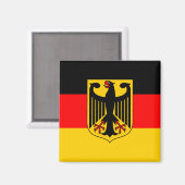 Deutschland-Flagge Magnet (Vorderseite/Rückseite)