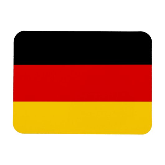 Deutschland-Flagge Magnet (Horizontal)