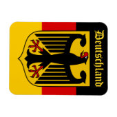 Deutschland-Flagge Magnet (Horizontal)