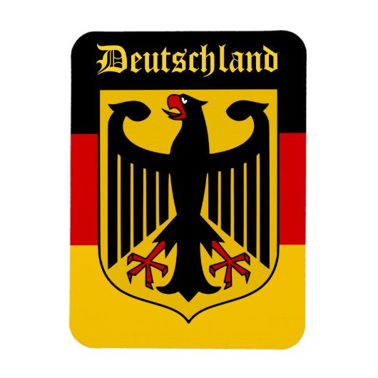 Deutschland-Flagge Magnet (Vertikal)