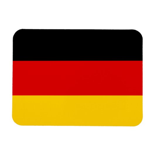 Deutschland-Flagge Magnet (Horizontal)