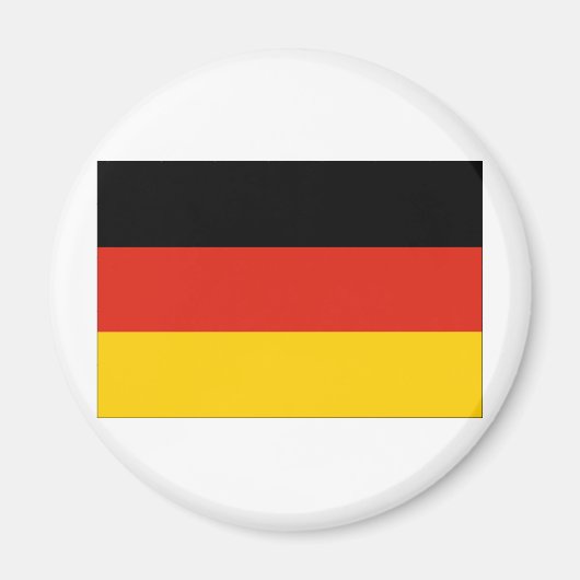 Deutschland-Flagge Magnet (Vorne)