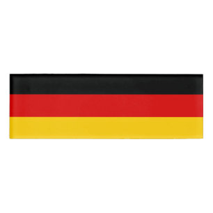 Deutschland-Flagge Namenschild