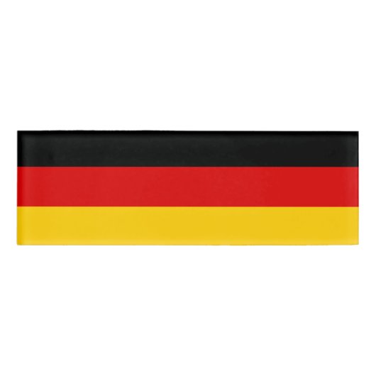 Deutschland-Flagge Namenschild (Vorderseite)