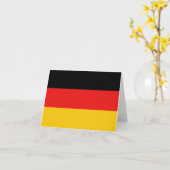 Deutschland-Flagge Notecard Karte (Gelbe Blume)