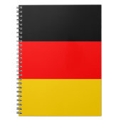 Deutschland-Flagge Notizblock (Vorderseite)