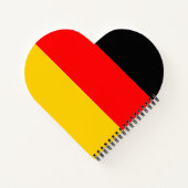 Deutschland-Flagge Notizblock (Rückseite)