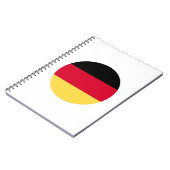 Deutschland-Flagge Notizblock (Linke Seite)