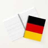 Deutschland-Flagge Notizblock (Innenseite)