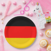 Deutschland-Flagge Pappteller (Party)