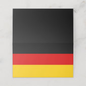 Deutschland-Flagge Platzkarte (Außenseite Aufgefaltet)