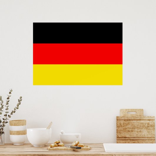 Deutschland-Flagge Poster (Küche)