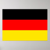 Deutschland-Flagge Poster (Vorne)