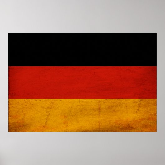 Deutschland-Flagge Poster (Vorne)