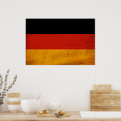 Deutschland-Flagge Poster (Küche)