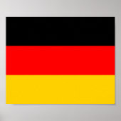 Deutschland-Flagge Poster (Vorne)