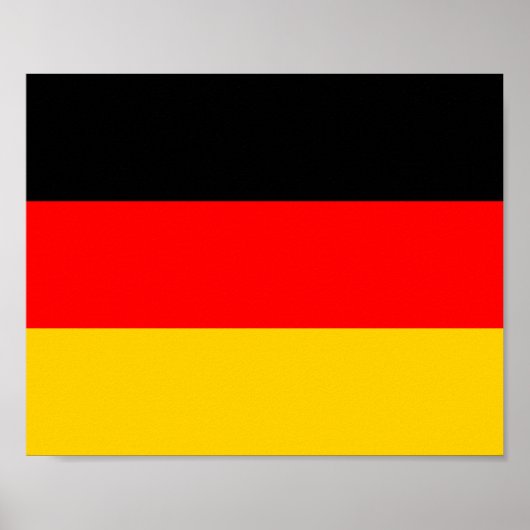 Deutschland-Flagge Poster (Vorne)