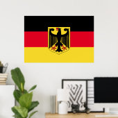 Deutschland-Flagge Poster (Heimbüro)