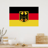 Deutschland-Flagge Poster (Küche)
