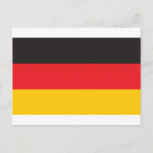 Deutschland-Flagge Postkarte