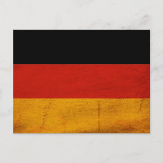 Deutschland-Flagge Postkarte (Vorderseite)
